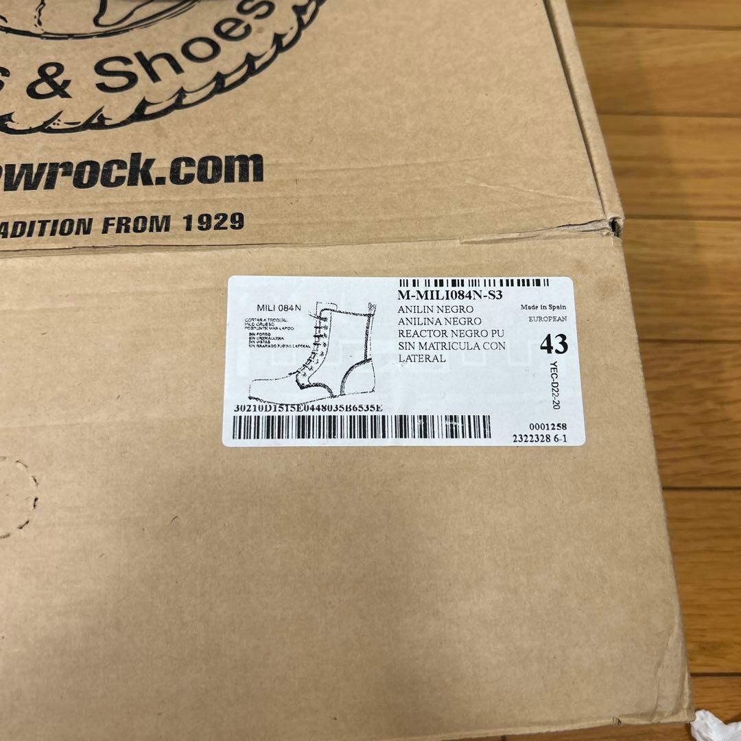 NEWROCK M-MILI084N-S3 ニューロック ブーツ サイズ43