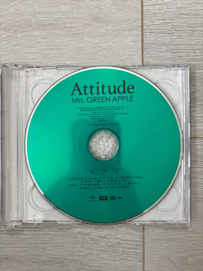 最終値下げ‼️ Mrs. GREEN APPLE Attitude 初回限定盤