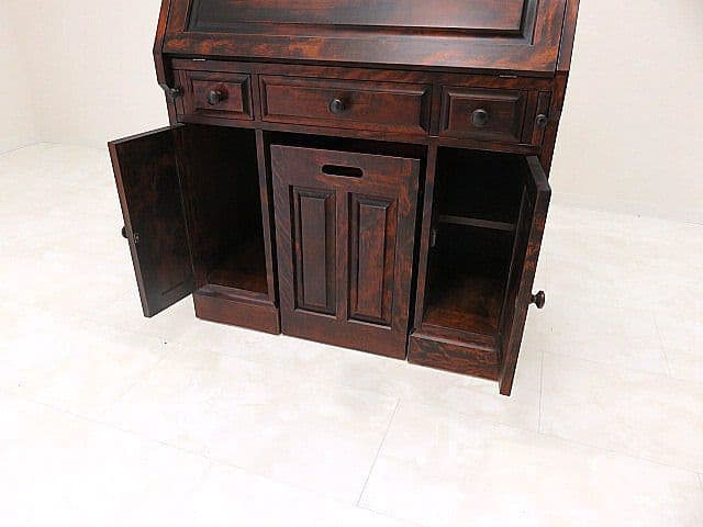 和光 樺材ライティングビューロー　 ライティングデスク/書斎デスク/ワークデスク