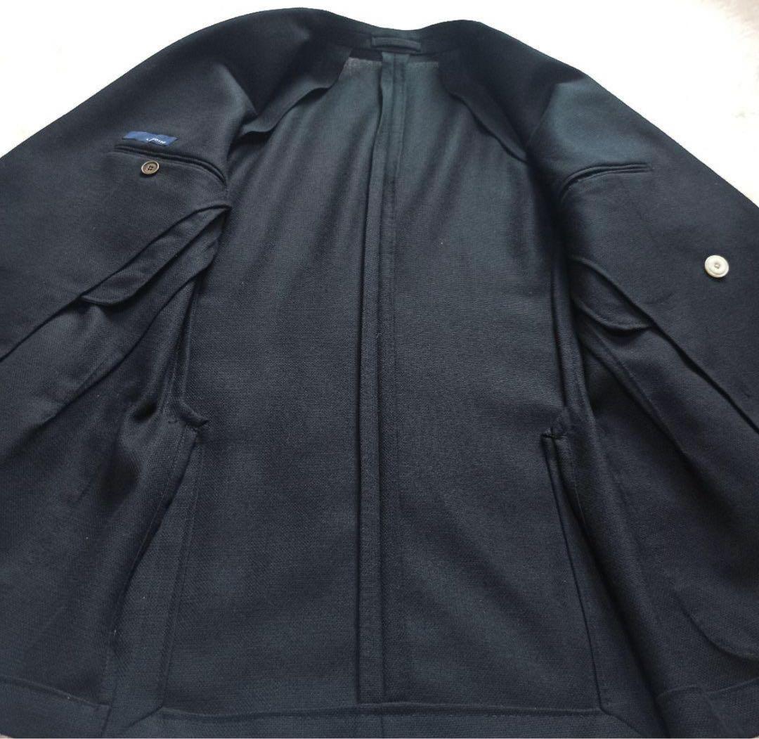 LARDINI ラルディーニ メンズ テーラードジャケット ダブル 黒 S