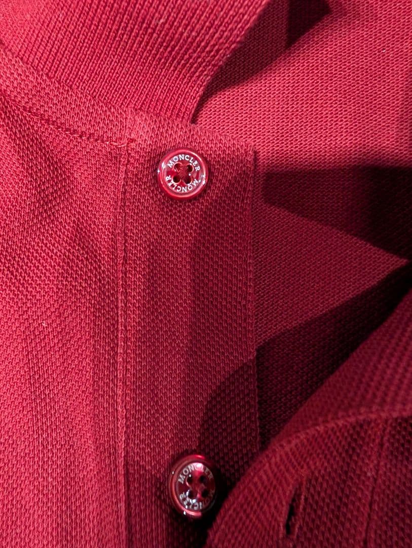 MONCLER モンクレール ポロシャツ 半袖 エンジ