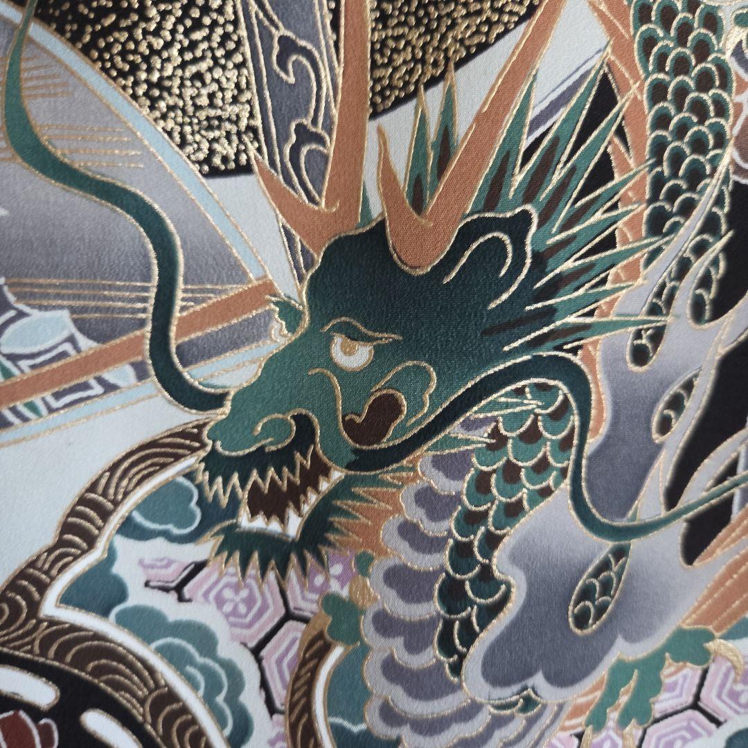 No36　正絹　男の子お祝い着物　長襦袢付き　産着　七五三