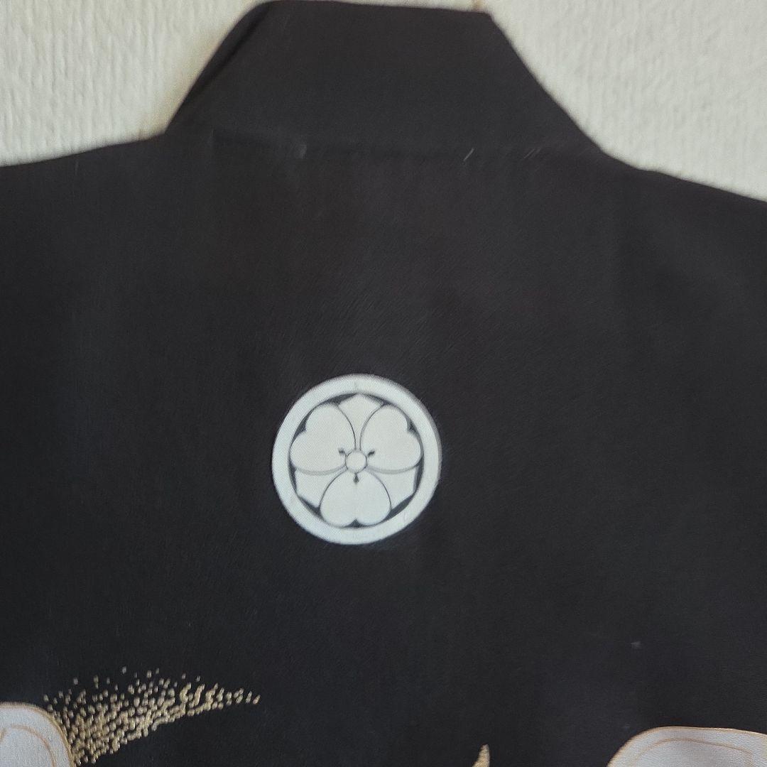 No36　正絹　男の子お祝い着物　長襦袢付き　産着　七五三