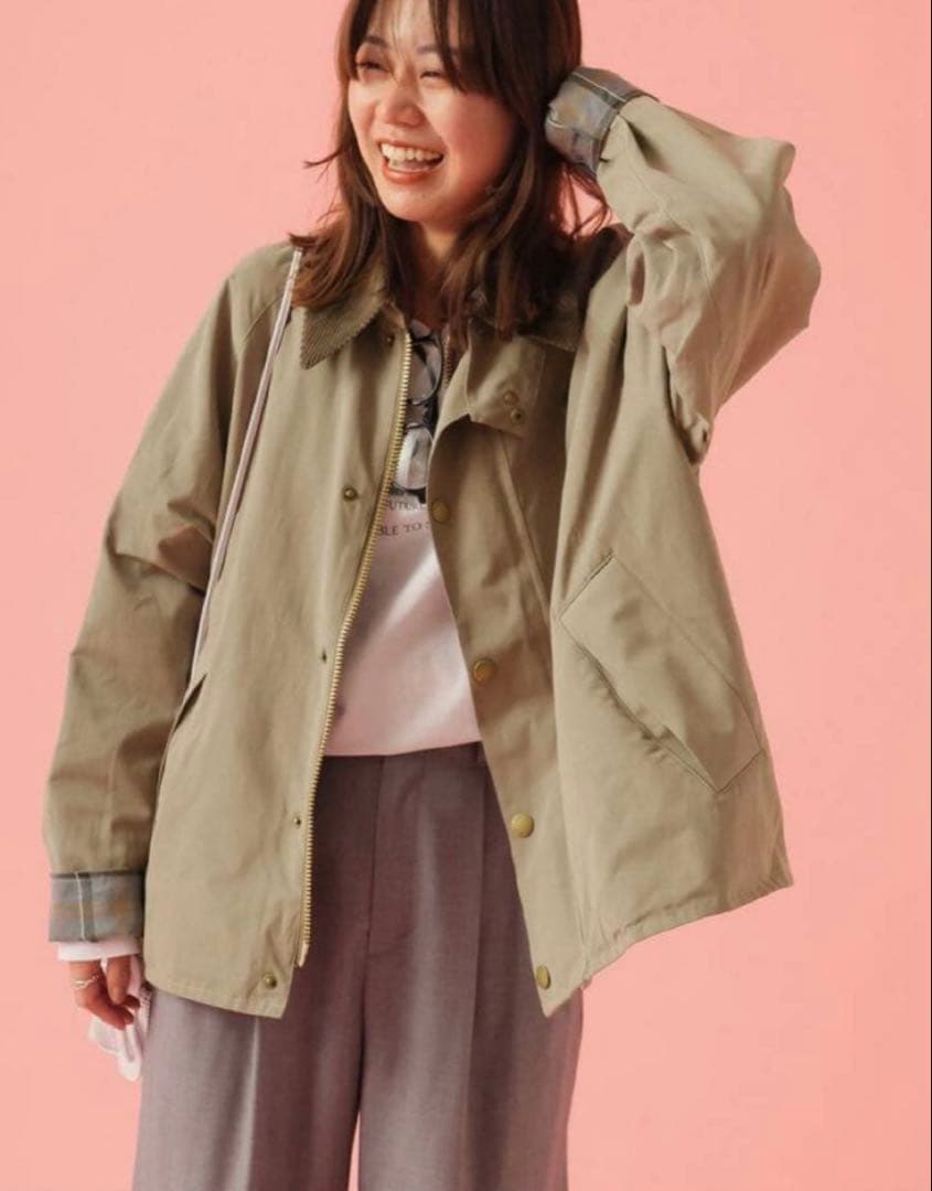 barbour ジャーナルスタンダードrelume 別注ブルゾン　ベージュ　38