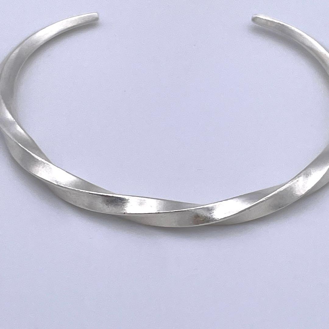 新品✨Karen Silver【ツイスト バングル】ユニセックス/ハンドメイド