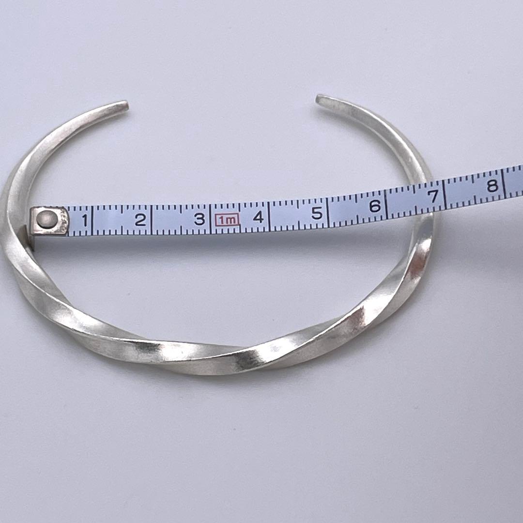 新品✨Karen Silver【ツイスト バングル】ユニセックス/ハンドメイド