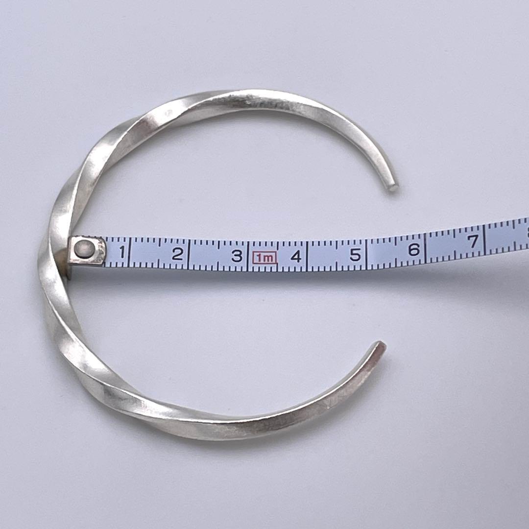 新品✨Karen Silver【ツイスト バングル】ユニセックス/ハンドメイド