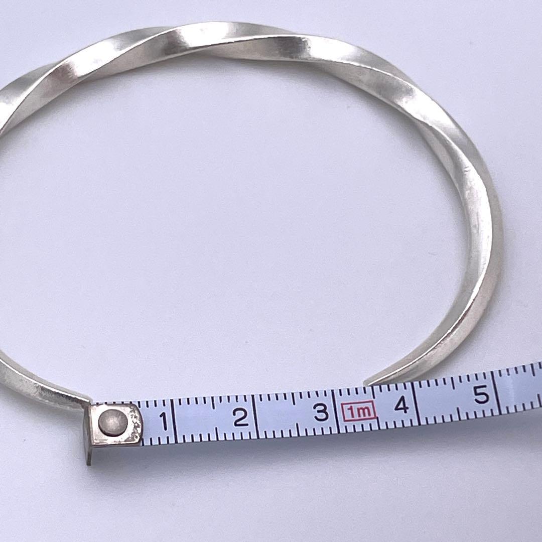 新品✨Karen Silver【ツイスト バングル】ユニセックス/ハンドメイド