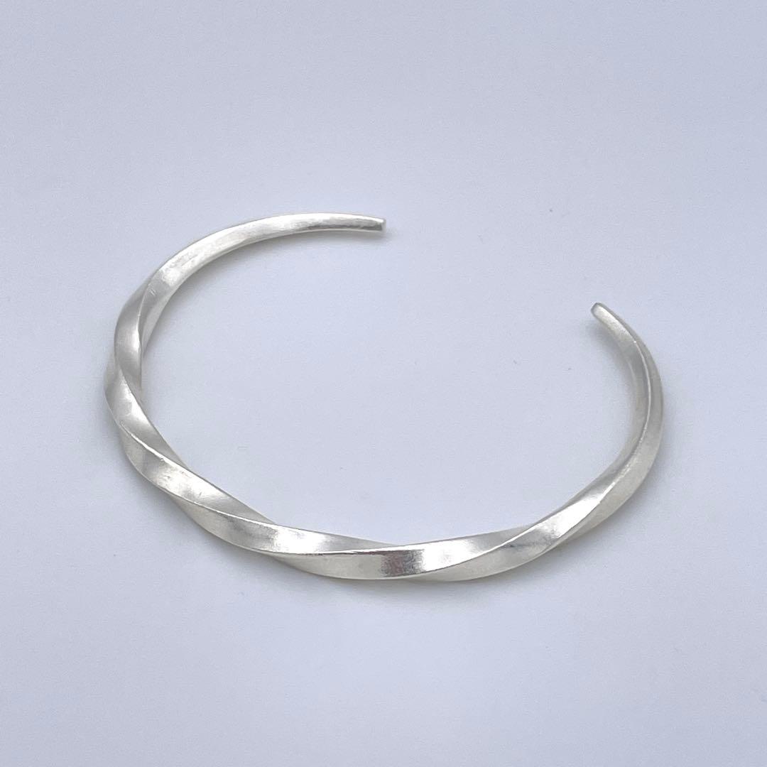 新品✨Karen Silver【ツイスト バングル】ユニセックス/ハンドメイド