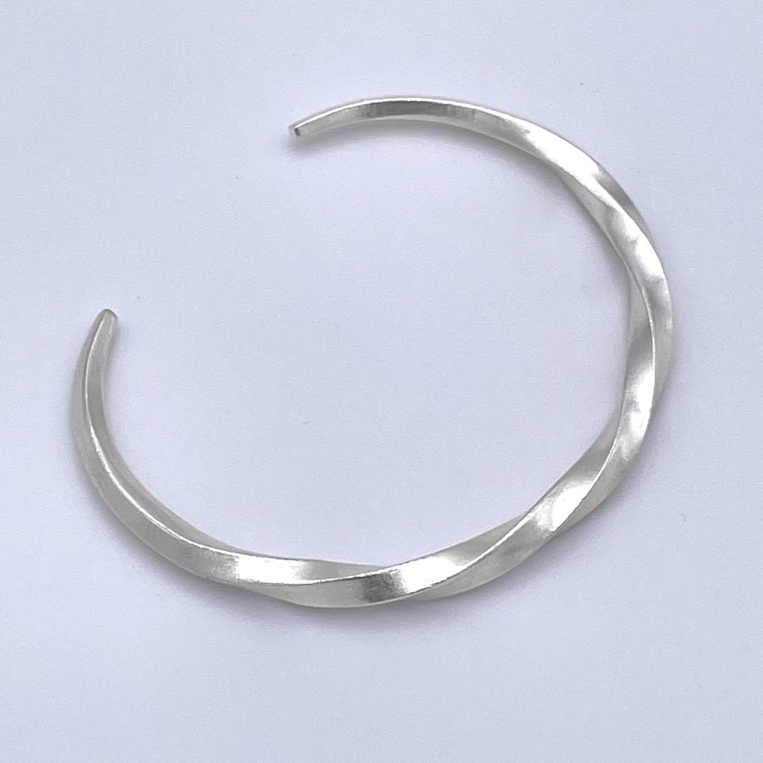 新品✨Karen Silver【ツイスト バングル】ユニセックス/ハンドメイド