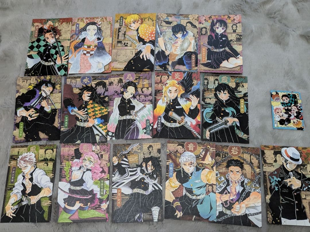 鬼滅の刃 全巻セット 漫画 小説 ファンブック 特典 缶バッジ ポストカード