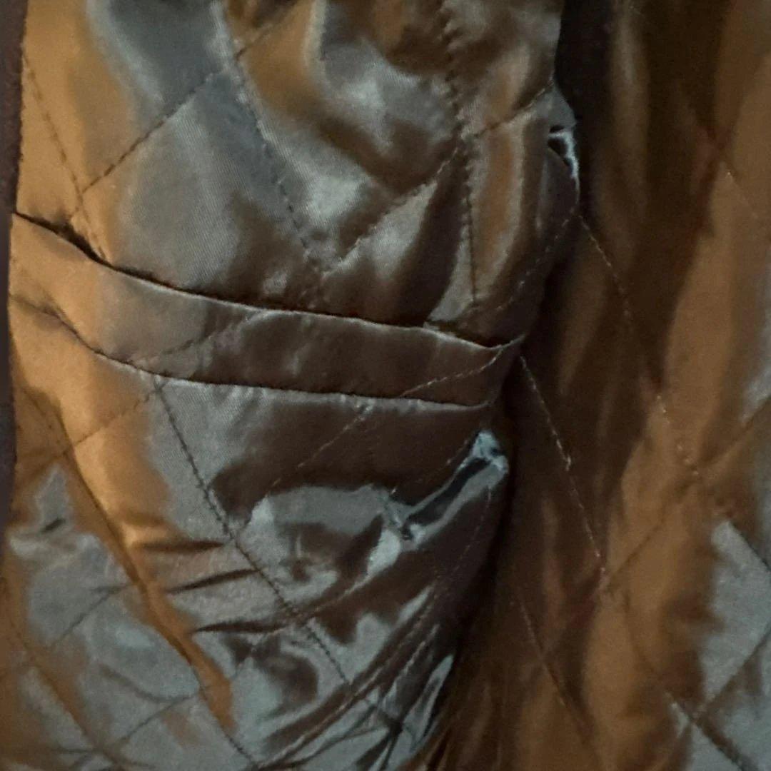 BEAMS HEART ネイビー ウールドンキー襟コート