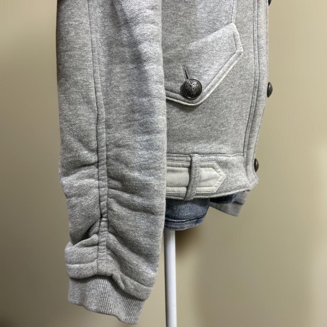 y2k 平成ギャル　グランジ　ダークコア　アーカイブ　ダブルジップ　フード