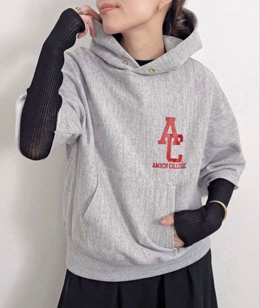 美品⭐︎ L'Appartement アメリカーナ カットオフスウェットフーディ