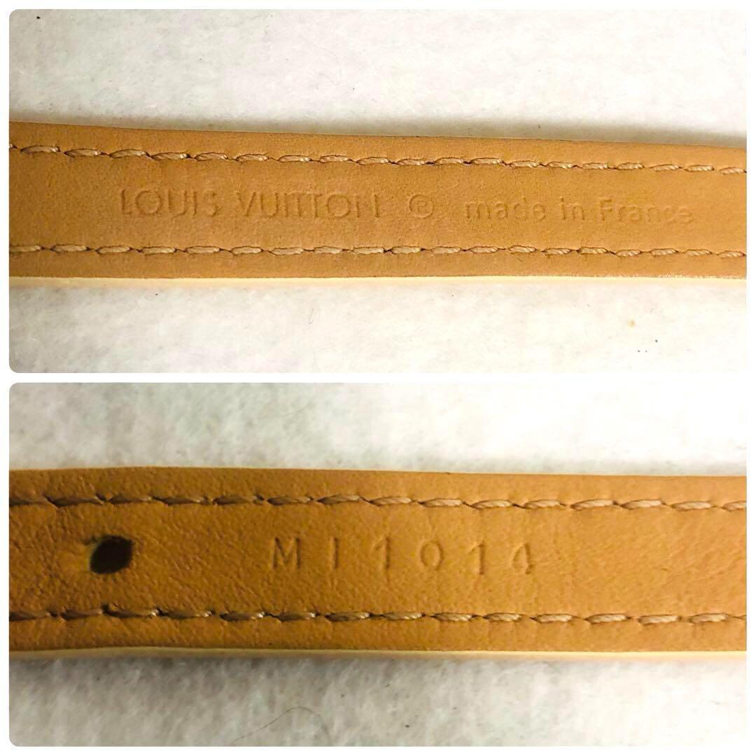 LOUIS VUITTON ヴェルニ ベルト ブレスレット ベージュ