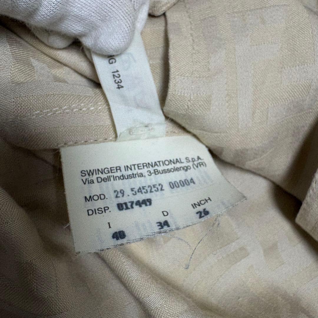 FENDI フェンディ ズッカ スプリングコート　薄手