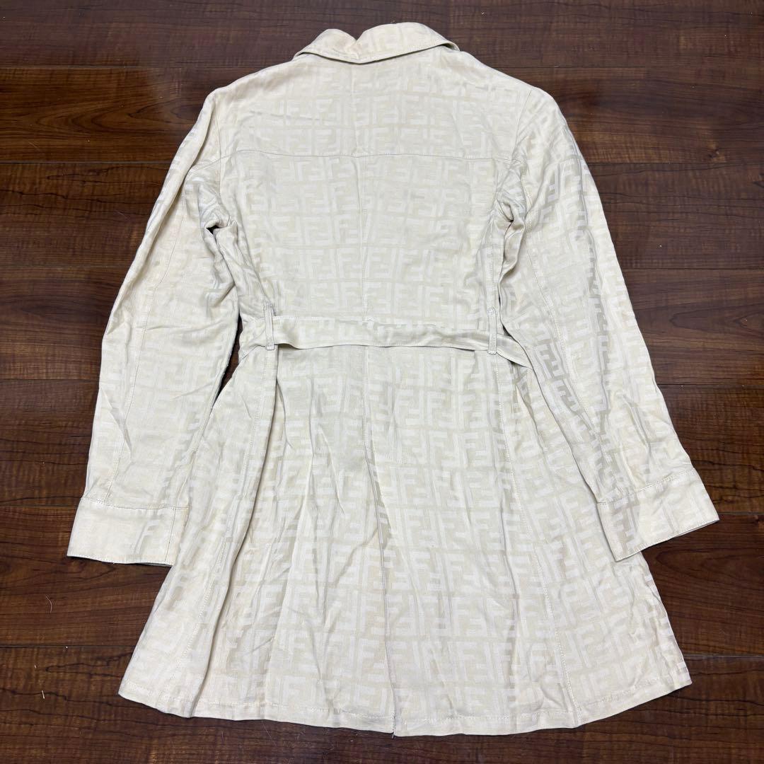 FENDI フェンディ ズッカ スプリングコート　薄手