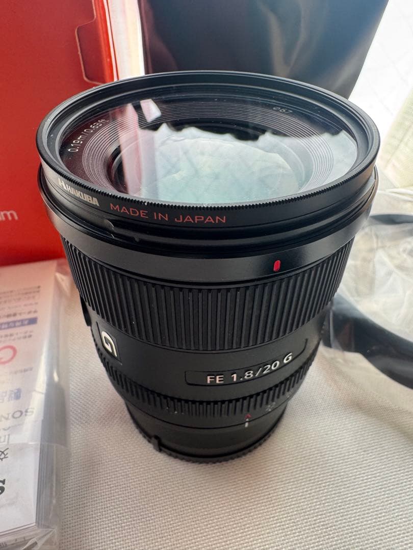 【数回使用のみ極美品】SONY FE 20mm F1.8 G レンズ