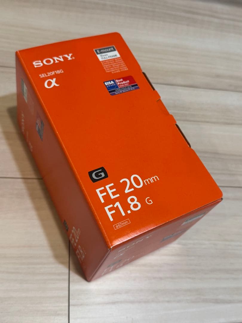 【数回使用のみ極美品】SONY FE 20mm F1.8 G レンズ