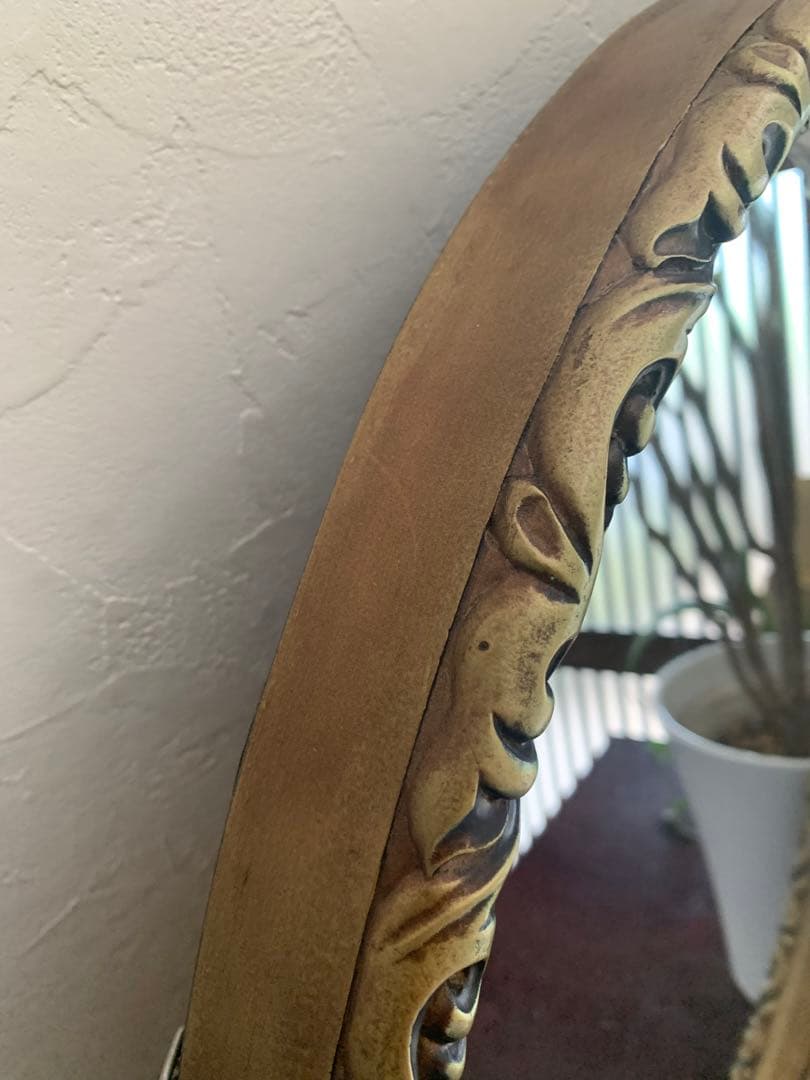 昭和レトロ　アンティーク高級鏡 ヴィンテージ　大きい