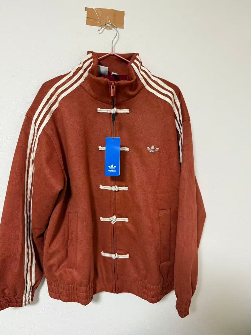中国限定 アディダス 蛇年トラック スエード ジャケット 赤 xl