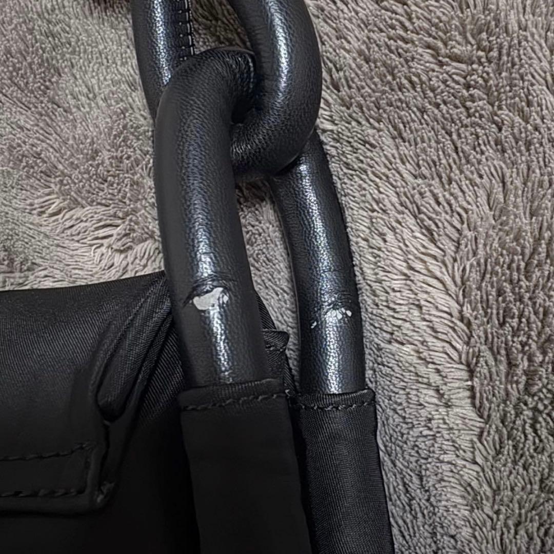 バッグ GANNI KNOT FLAP OVER HAND BAG BLACK