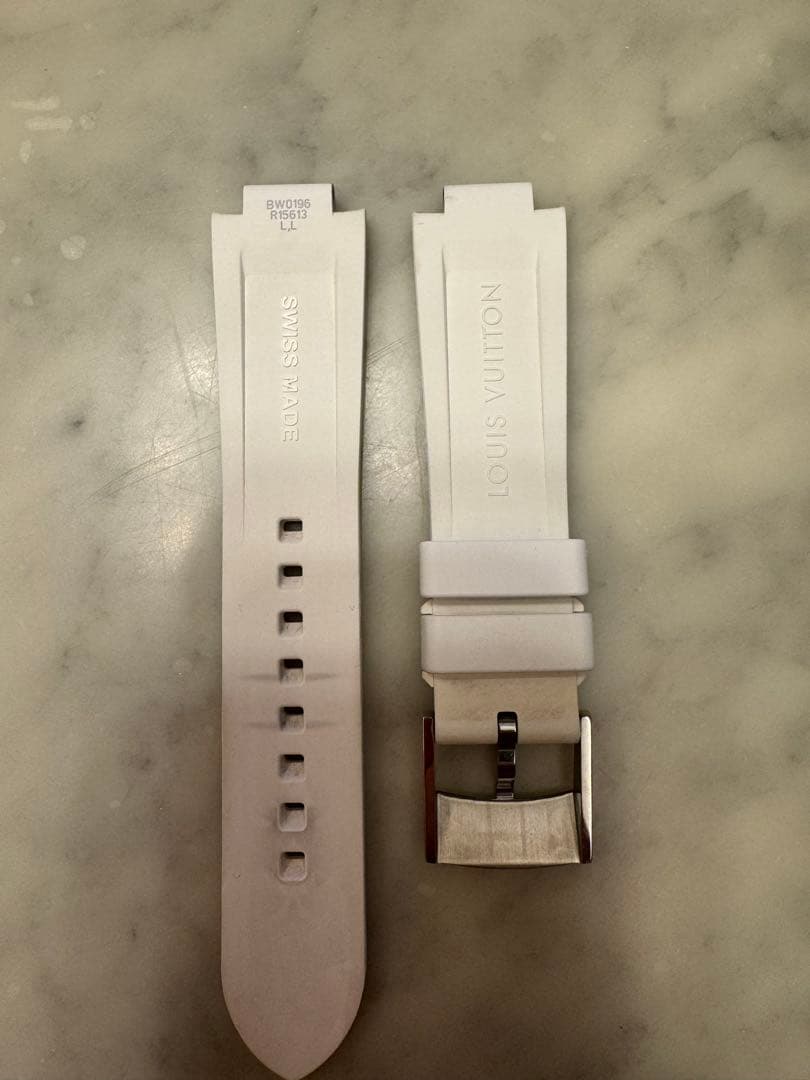 Louis Vuitton ホワイトラバーベルト