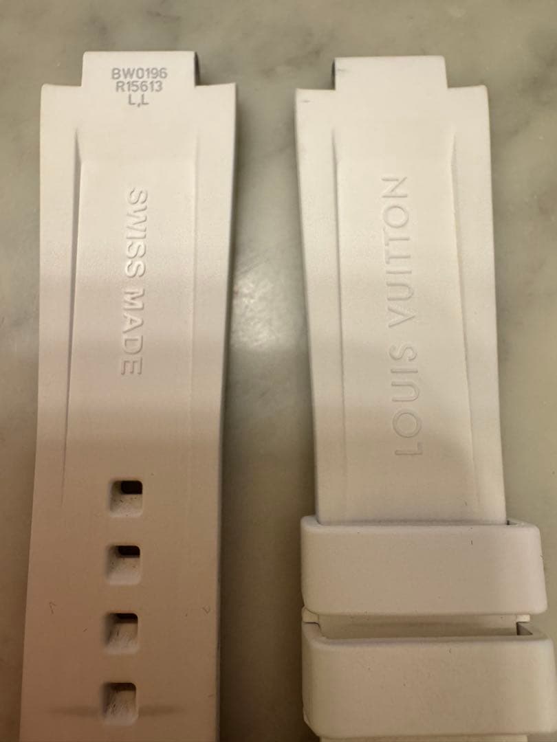 Louis Vuitton ホワイトラバーベルト