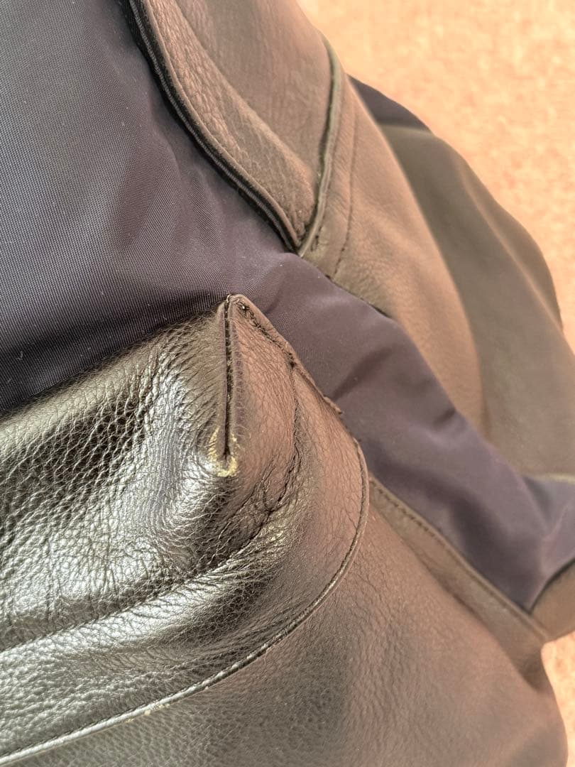 coach メンズ　リュック　本革