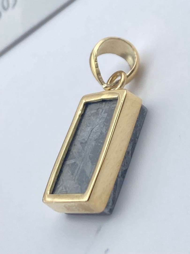 ギベオン隕石K18オリジナルペンダント⑥