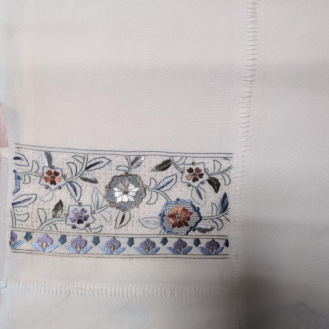 汕頭刺繍 訪問着 洗い張り反物