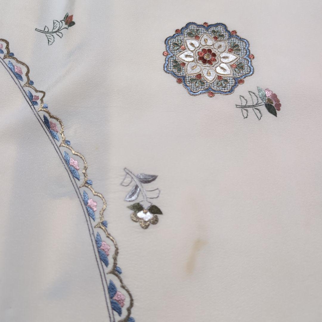 汕頭刺繍 訪問着 洗い張り反物