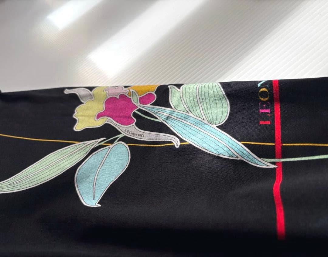 LEONARD SPORTレオナールハイネックカットソー上質感シンプル　綿100