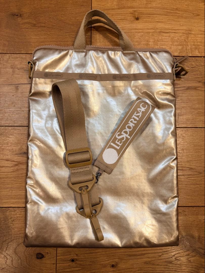 【完売】ひとりっぷコラボ　レスポートサック　PCケース　アラビアゴールド