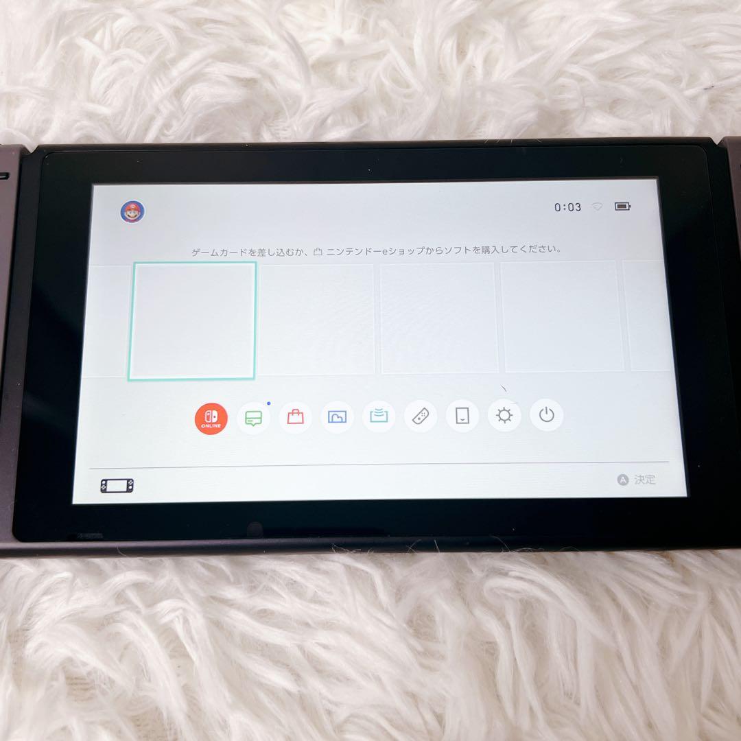 ✨動作確認済✨　Nintendo Switch グレー 付属品あり