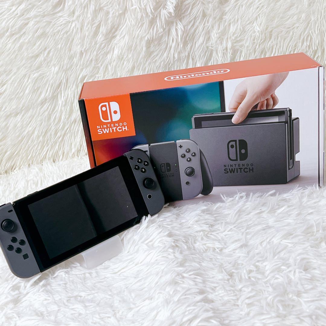 ✨動作確認済✨　Nintendo Switch グレー 付属品あり