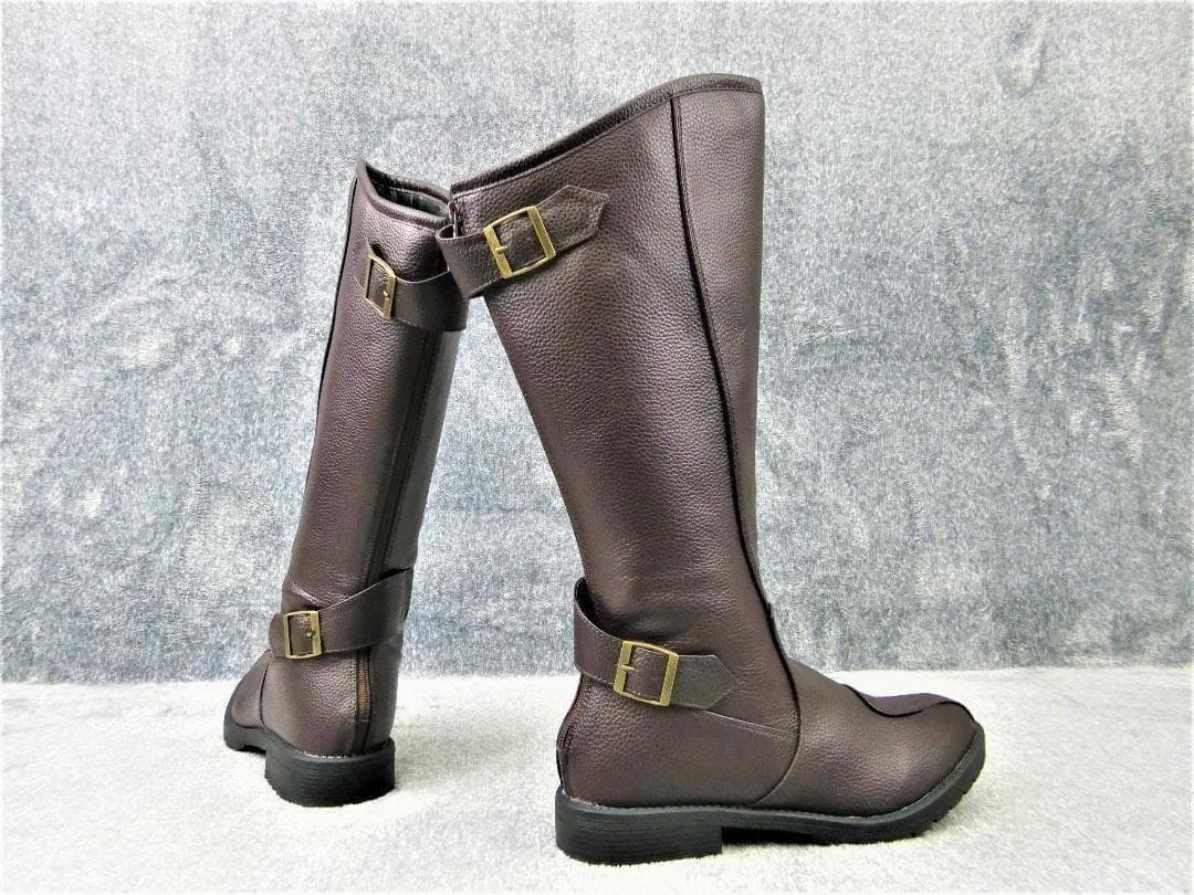 特攻ブーツ 茶 26.5cm/斜めカット ブラウン　未使用　新品