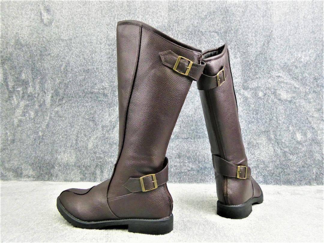 特攻ブーツ 茶 26.5cm/斜めカット ブラウン　未使用　新品