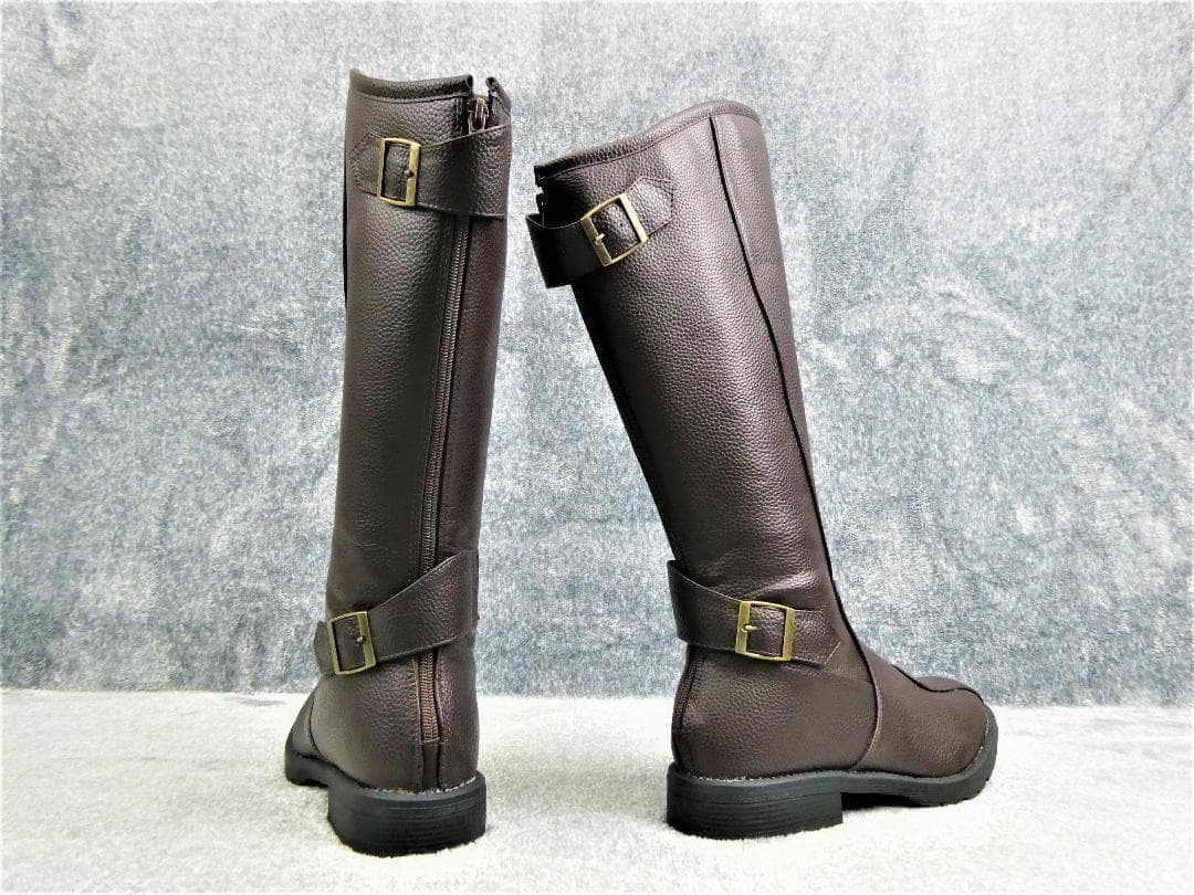 特攻ブーツ 茶 26.5cm/斜めカット ブラウン　未使用　新品