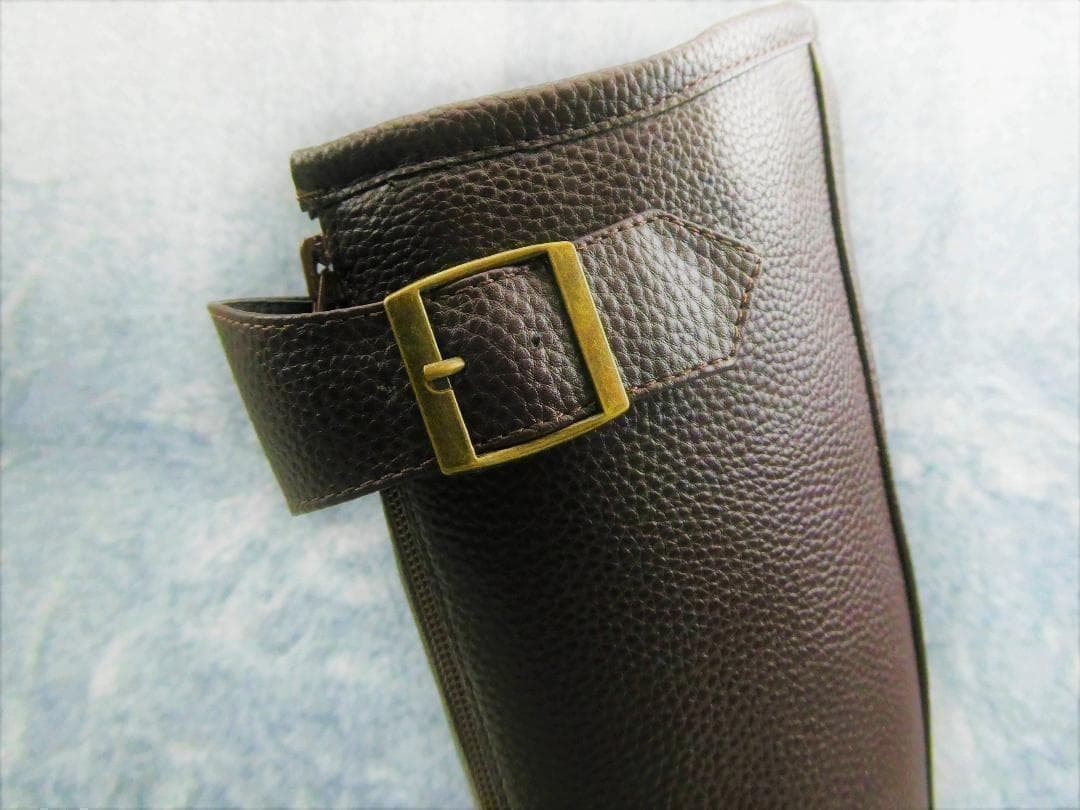 特攻ブーツ 茶 26.5cm/斜めカット ブラウン　未使用　新品