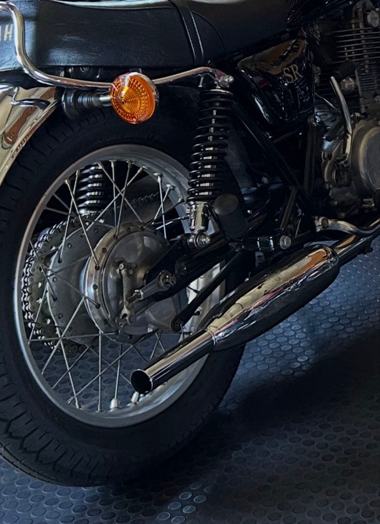 SR400 500 ブルックランズ　トライアンフマフラー　フルエキ　当時物