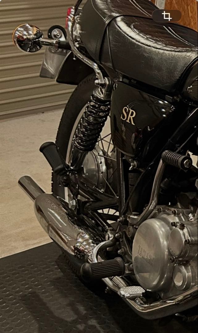 SR400 500 ブルックランズ　トライアンフマフラー　フルエキ　当時物