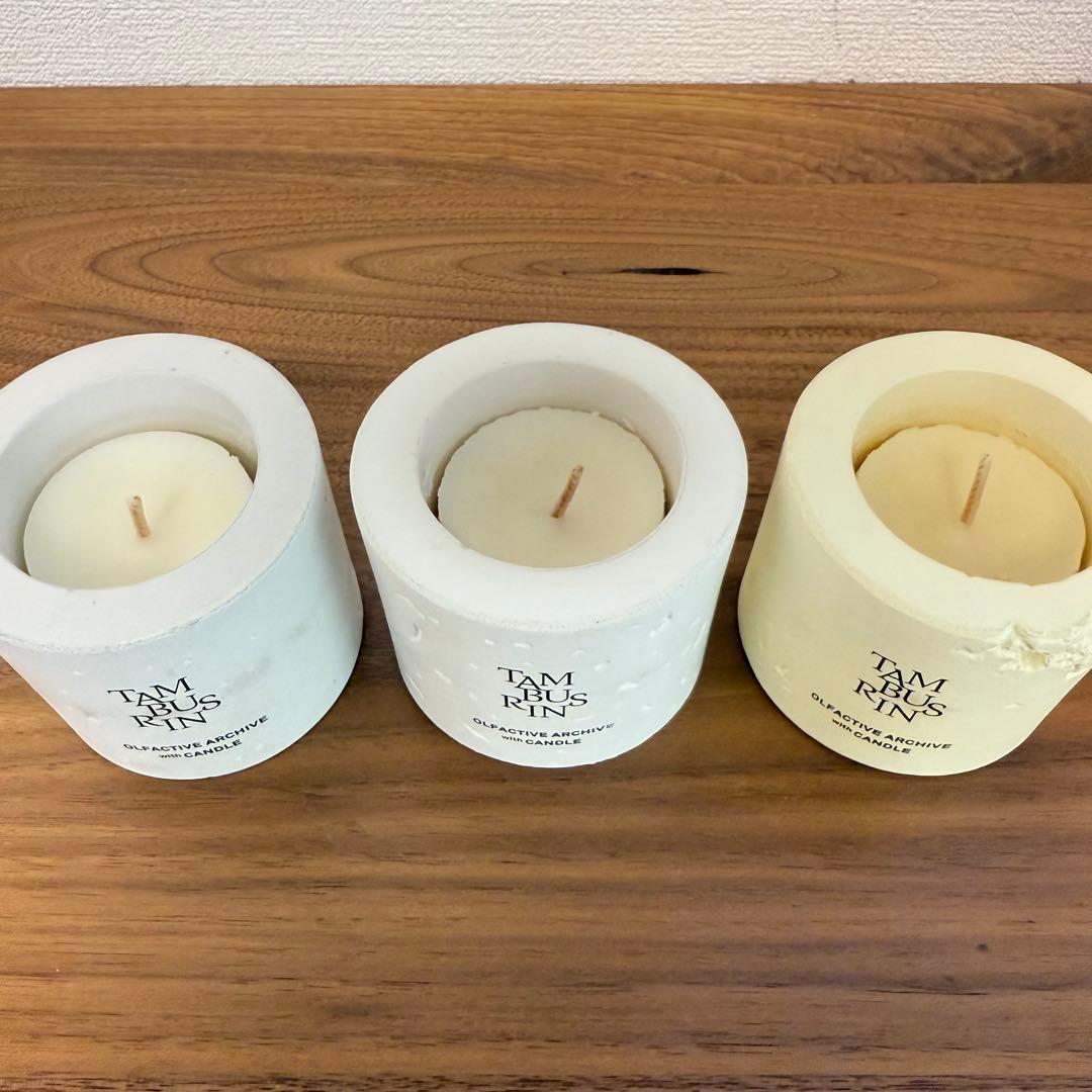 タンバリンズ キャンドル 3個 サニタイザー３個