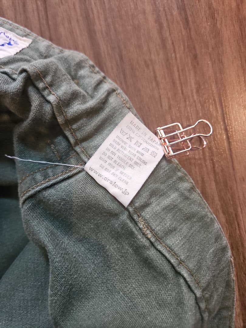 【orSlow】SLIM FIT FATIGUE PANTS size3(L)