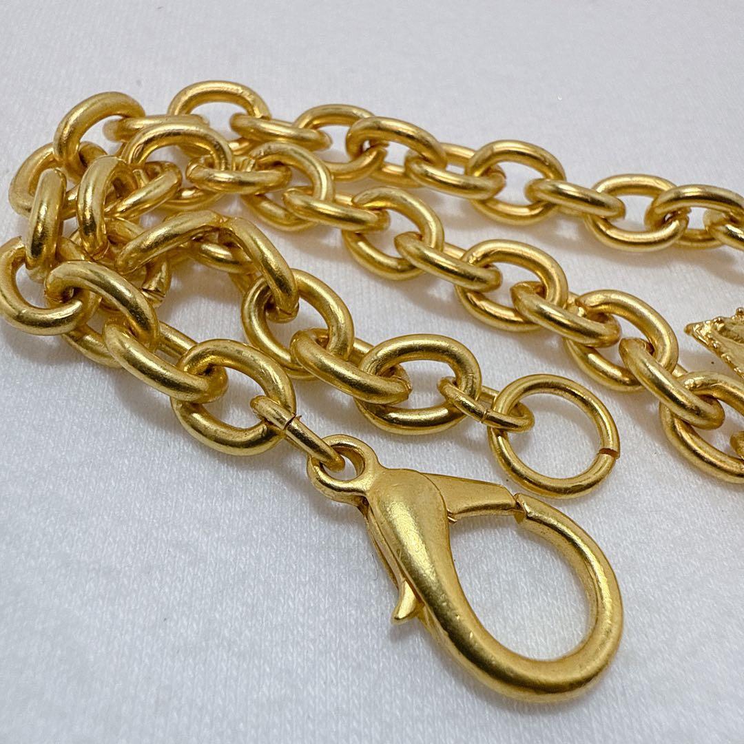 KENZO ケンゾー ゴールドカラー フラワー ネックレス