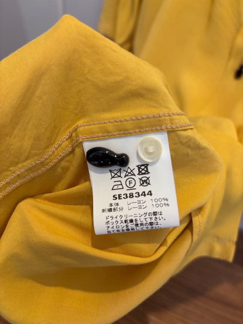 美品⭐︎Style Eyes ⭐︎マスタードボウリングシャツ　イエロー