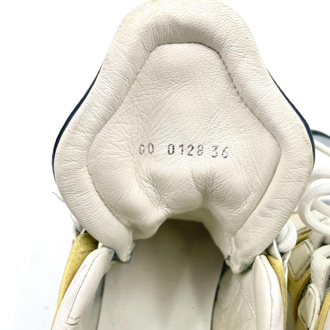 現行 ルイヴィトン LVアークライト モノグラム スニーカー 白 36 23cm