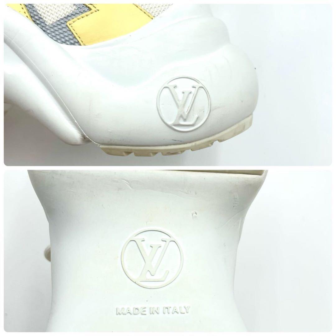 現行 ルイヴィトン LVアークライト モノグラム スニーカー 白 36 23cm