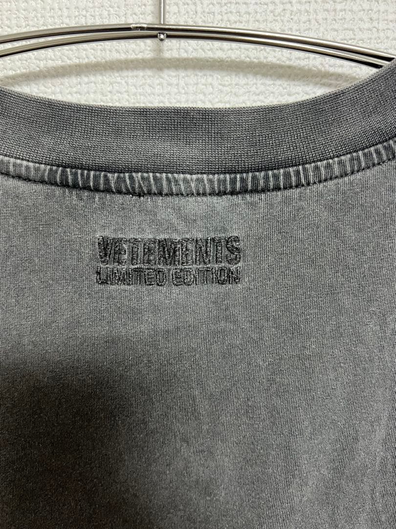 vetements 23ss 再構築　ヴィンテージ加工 Tシャツ
