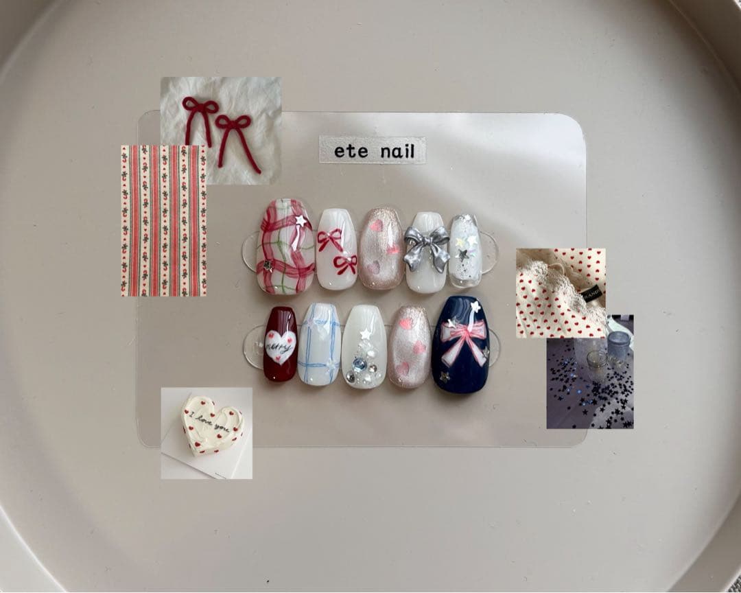 【いこ 】4点おまとめ買いネイルチップ